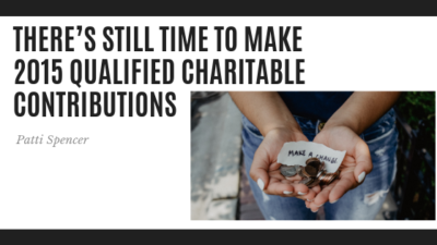 There's Still Time to Make 2015 Contributions - Michael Spencer