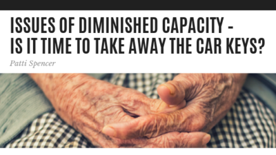 Issues of Diminished Capacity - Michael Spencer