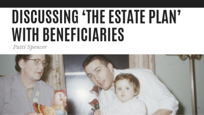 Discussing The Estate Plan - Michael Spencer